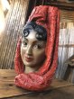 画像10: Vintage Mid-Century Marwal Chalkware Head Bust Statue (A088)  (10)