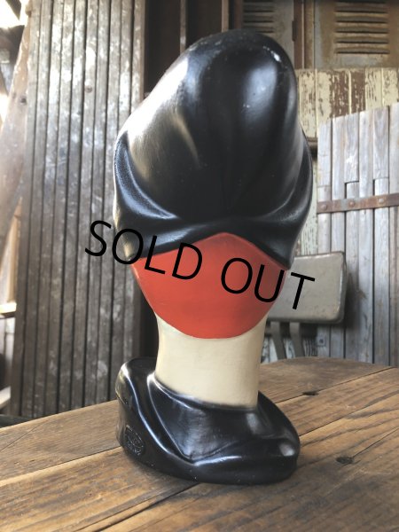 画像3: Vintage Mid-Century Marwal Chalkware Head Bust Statue (A087)  (3)