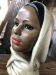 画像9: Vintage Mid-Century Marwal Chalkware Head Bust Statue (A089)  (9)