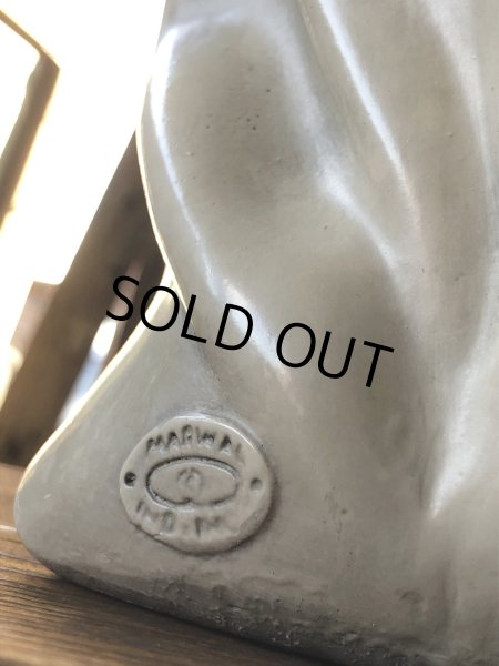 画像4: Vintage Mid-Century Marwal Chalkware Head Bust Statue (A089)  (4)