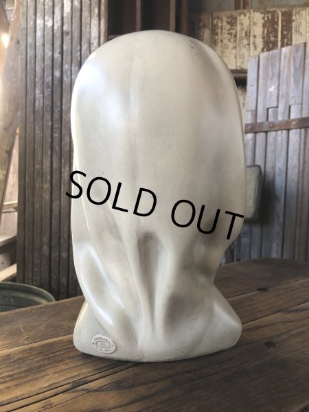 画像3: Vintage Mid-Century Marwal Chalkware Head Bust Statue (A089)  (3)