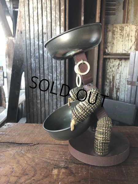 画像9: 50s Vintage Bottle Cap Man Figurine Mid Century Folk Art (A090)  (9)