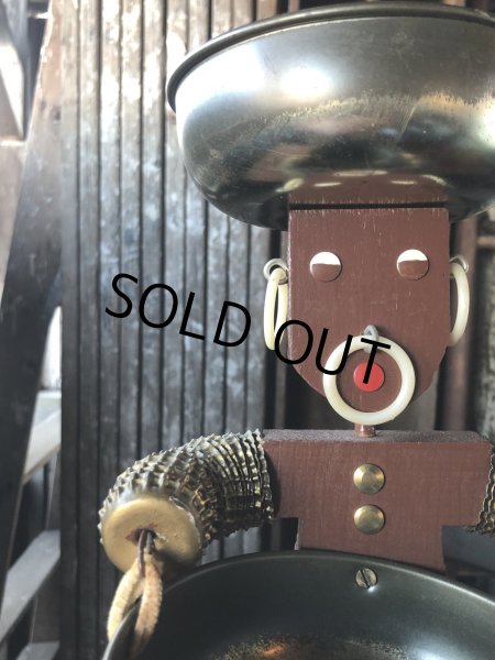 画像11: 50s Vintage Bottle Cap Man Figurine Mid Century Folk Art (A090)  (11)