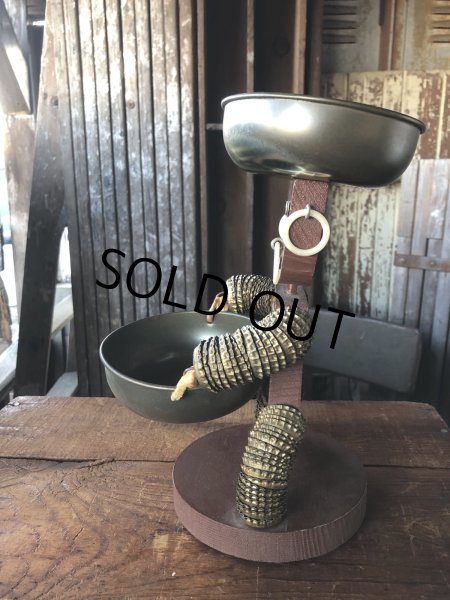 画像2: 50s Vintage Bottle Cap Man Figurine Mid Century Folk Art (A090)  (2)