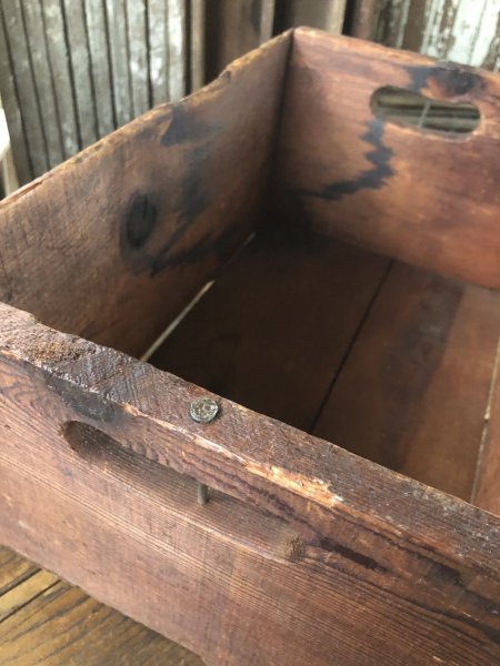 画像9: Vintage USA  Advertising Wood Box (A095)  (9)