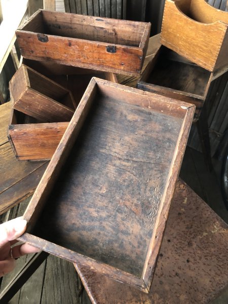 画像1: Vintage USA  Wood Box (A102)  (1)