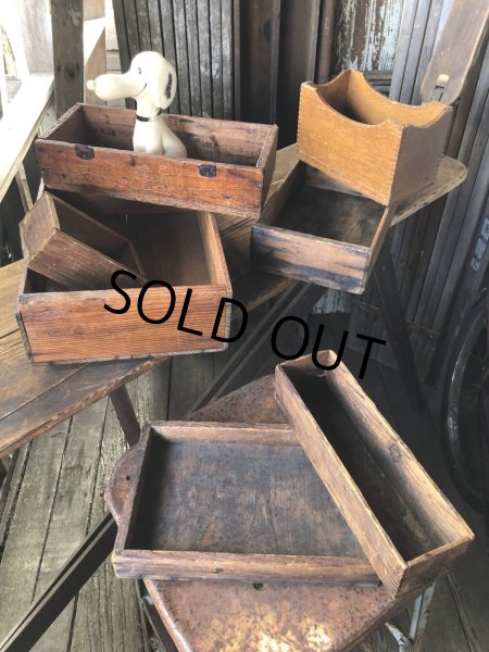 画像10: Vintage USA  Wood Box (A103)  (10)