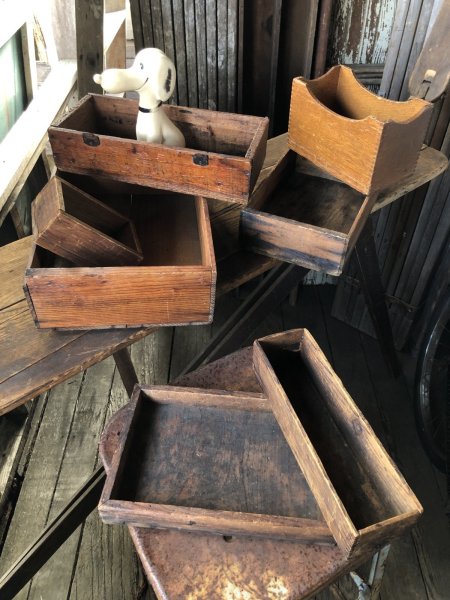 画像12: Vintage USA  Wood Box (A101)  (12)