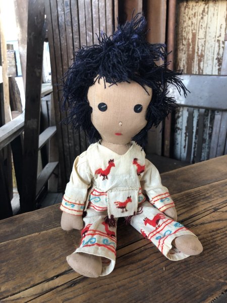 画像1: Vintage Native American Handmade Indian Doll (A105)  (1)