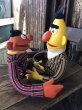 画像4: 70s Vintage Sesame Street Hand Puppet Doll Ernie Bert Large Version (A106)  (4)