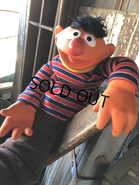 画像11: 70s Vintage Sesame Street Ernie Hand Puppet (A107)  (11)