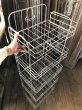 画像2: 40s Vintage Metal Wire Store Display Shelf Stand Rack (A107)  (2)