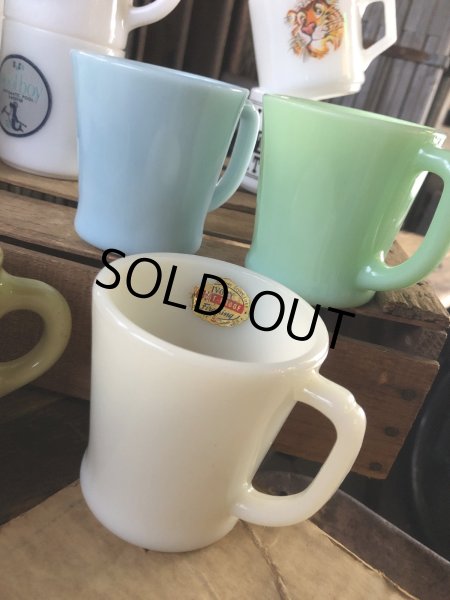 画像12: 50s Vintage Fire-King Turquoise Blue (A118) (12)