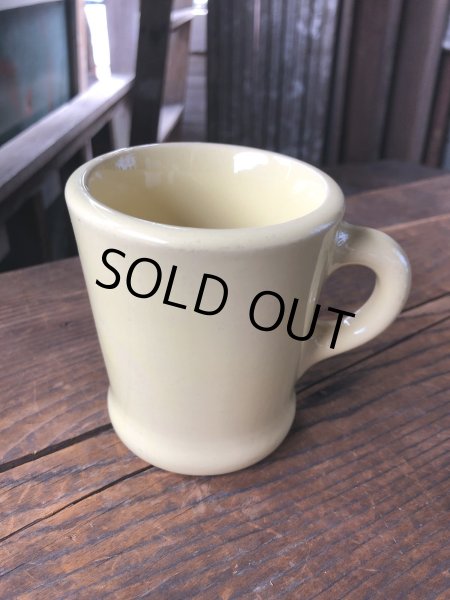 画像3: Vintage Heavy Ceramic Mug Yellow (A114) (3)