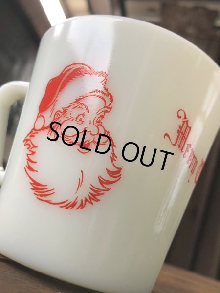 画像10: 70s Vintage Corning PYREX Merry Christmas Santa Claus Mug (A108) (10)