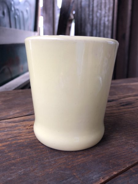 画像6: Vintage Heavy Ceramic Mug Yellow (A114) (6)