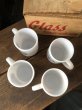 画像4: Vintage OMCO Milkglass Mug Dolphin Set  (A115) (4)