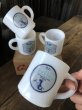 画像1: Vintage OMCO Milkglass Mug Dolphin Set  (A115) (1)