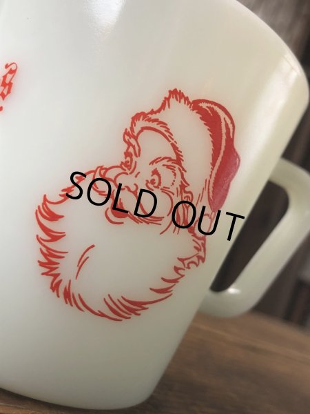画像9: 70s Vintage Corning PYREX Merry Christmas Santa Claus Mug (A108) (9)
