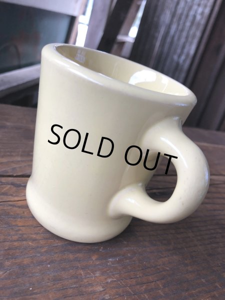 画像4: Vintage Heavy Ceramic Mug Yellow (A114) (4)