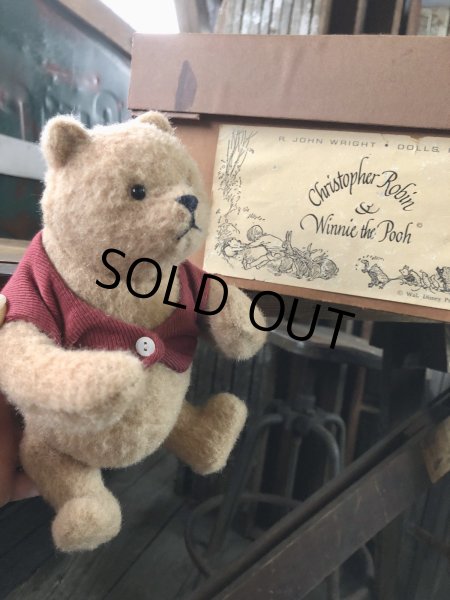 画像3: 80s R John Wright Christopher Robin and Winnie the Pooh limited edition Doll Set (A119)  (3)