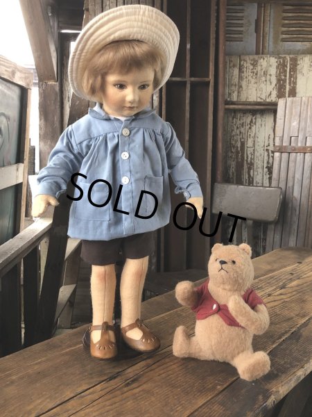 画像4: 80s R John Wright Christopher Robin and Winnie the Pooh limited edition Doll Set (A119)  (4)