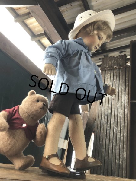 画像45: 80s R John Wright Christopher Robin and Winnie the Pooh limited edition Doll Set (A119)  (45)