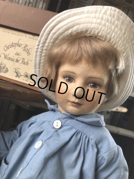画像2: 80s R John Wright Christopher Robin and Winnie the Pooh limited edition Doll Set (A119)  (2)