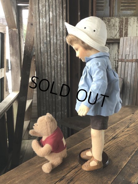 画像5: 80s R John Wright Christopher Robin and Winnie the Pooh limited edition Doll Set (A119)  (5)