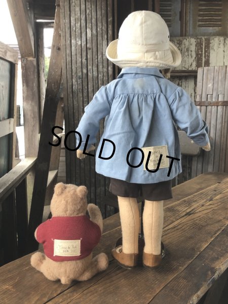 画像6: 80s R John Wright Christopher Robin and Winnie the Pooh limited edition Doll Set (A119)  (6)
