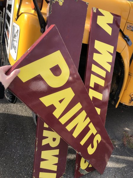 画像7: Vintage Advertising Sherwin Williams Paint Store Display Metal Sign Huge 488cm (A120)  (7)