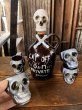 画像31: 50s Vintage SKULL " LAY OFF " Poison Decanter Bottle w/Shot Glass (B619) (31)