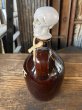 画像4: 50s Vintage SKULL " LAY OFF " Poison Decanter Bottle (A122) (4)
