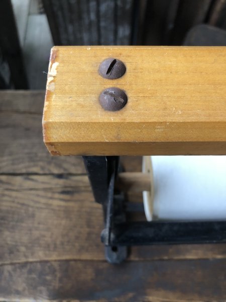 画像6: Vintage General Store Counter Top Paper Roll Holder Cutter Dispenser (A123)  (6)
