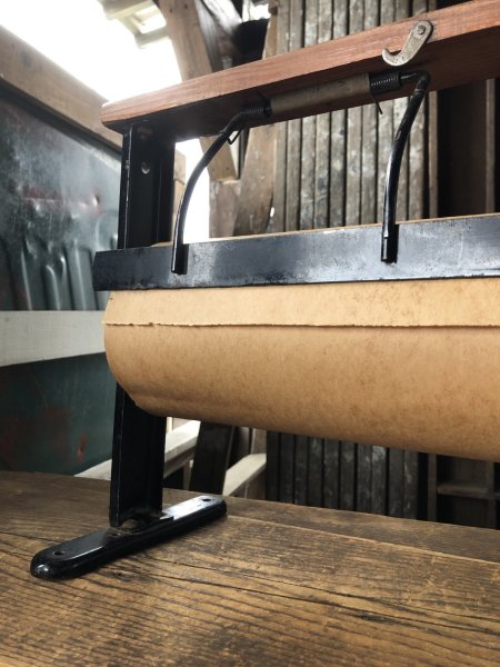 画像6: Vintage General Store Counter Top Paper Roll Holder Cutter Dispenser (A124)  (6)