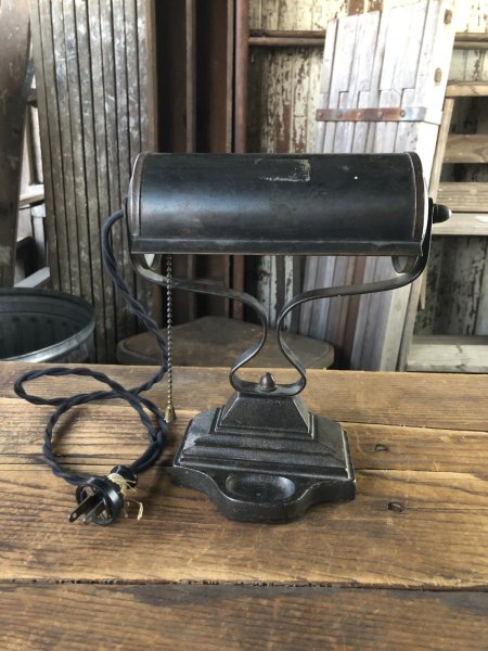 画像20: Vintage Metal Desk Bankers Lamp (A126) (20)