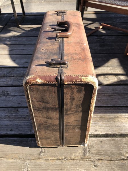 画像7: Vintage WW2 US NAVAL AVIATION Samsonite Military Suitcase Trunk (A129)  (7)