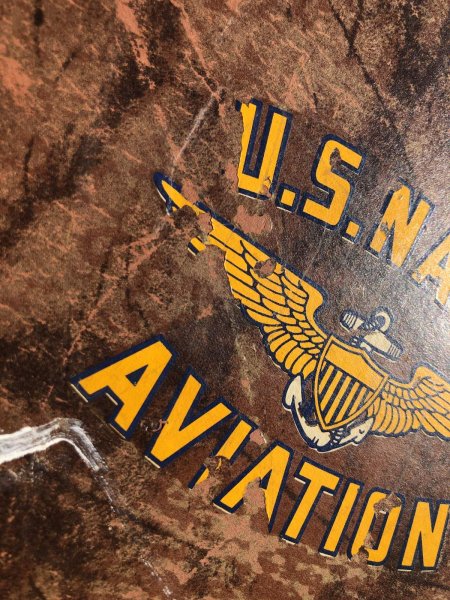 画像11: Vintage WW2 US NAVAL AVIATION Samsonite Military Suitcase Trunk (A129)  (11)