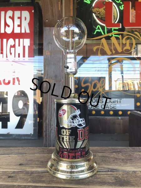 画像1: 90s Vintage The 49ers Super Bowl Champion Lamp (A121)  (1)