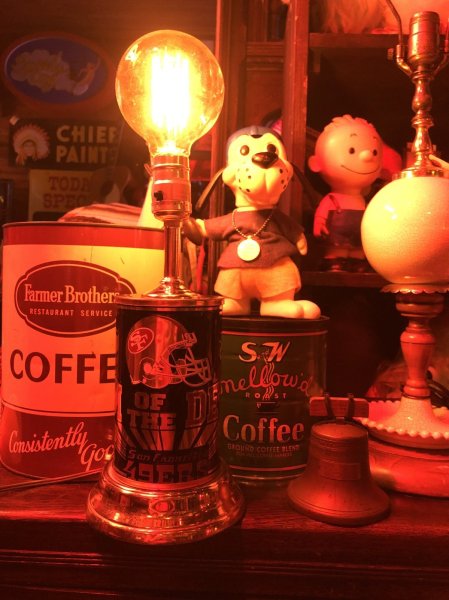 画像15: 90s Vintage The 49ers Super Bowl Champion Lamp (A121)  (15)