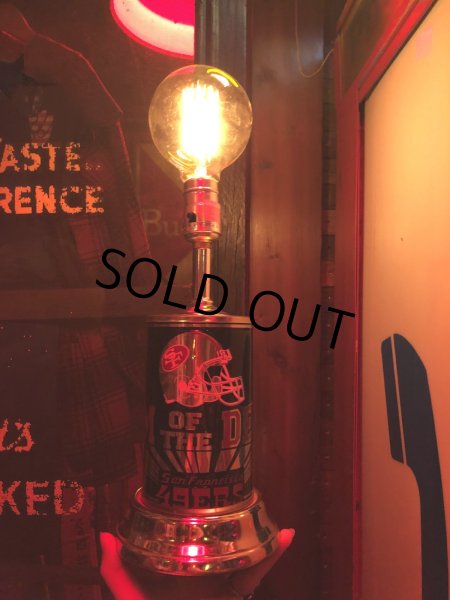 画像16: 90s Vintage The 49ers Super Bowl Champion Lamp (A121)  (16)