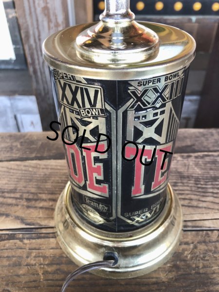 画像9: 90s Vintage The 49ers Super Bowl Champion Lamp (A121)  (9)