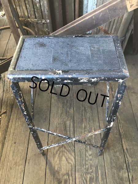 画像10: Vintage Metal Step Ladder (A133) (10)