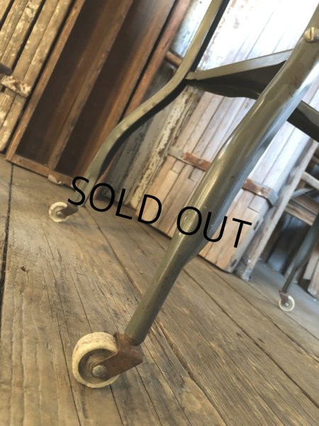 画像12: Vintage U.S.A Industrial Typewriter Tables on Casters (A134) (12)