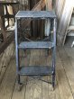 画像1: Vintage Metal Step Ladder (A133) (1)