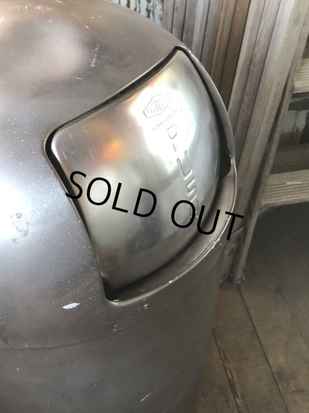 画像7: Vintage UNITED Pennsylvania Industrial Dome Top Torpedo Trash Can (A135) (7)