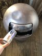 画像2: Vintage UNITED Pennsylvania Industrial Dome Top Torpedo Trash Can (A135) (2)