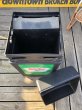 画像12: Vintage Sinclair Oil Gas Station Trash Can Unit (A136) (12)