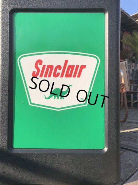 画像11: Vintage Sinclair Oil Gas Station Trash Can Unit (A136) (11)