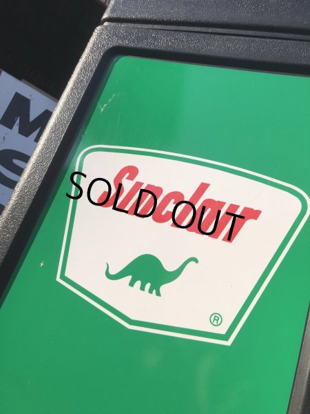 画像2: Vintage Sinclair Oil Gas Station Trash Can Unit (A136) (2)